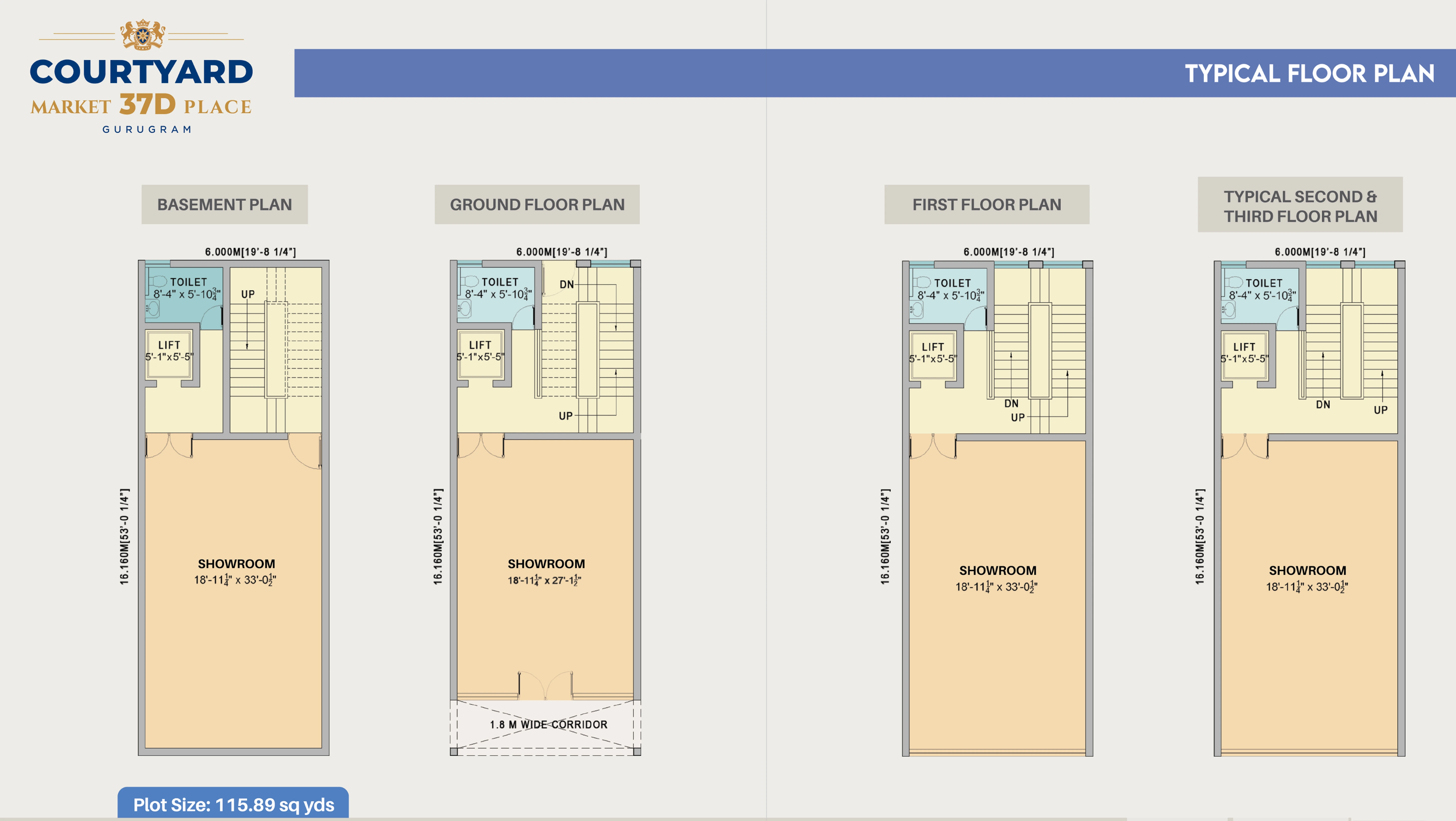 Royal Green Courtyard 37D Floor Plans