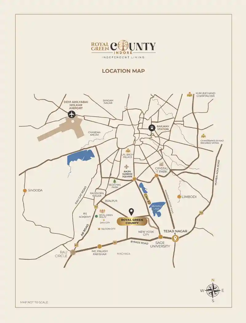 Royal Green County Indore Site Plans