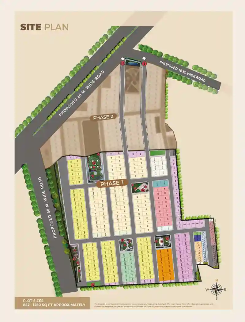 Royal Green County Indore Site Plans