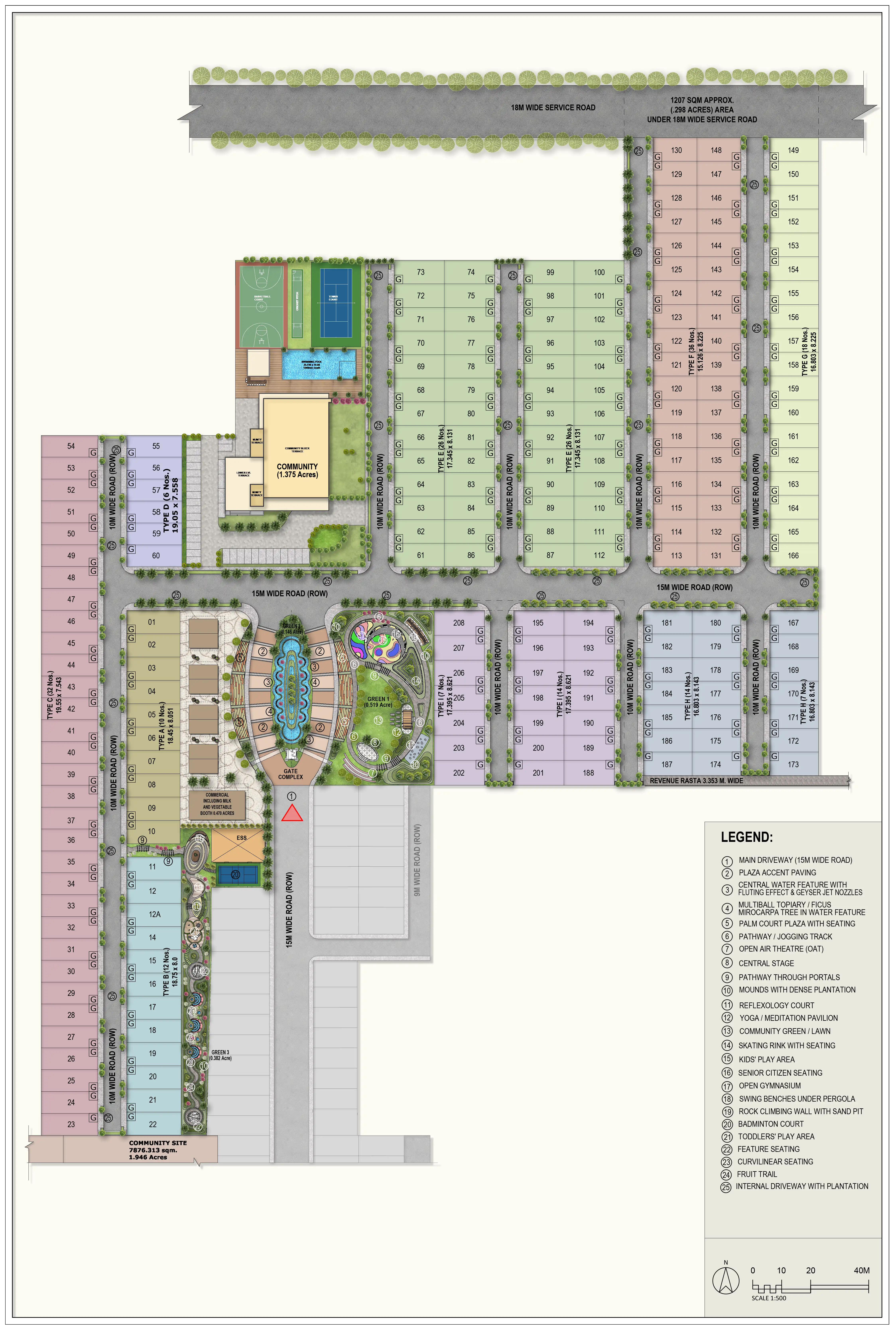 Royal Green County, Sonipat Site Plans