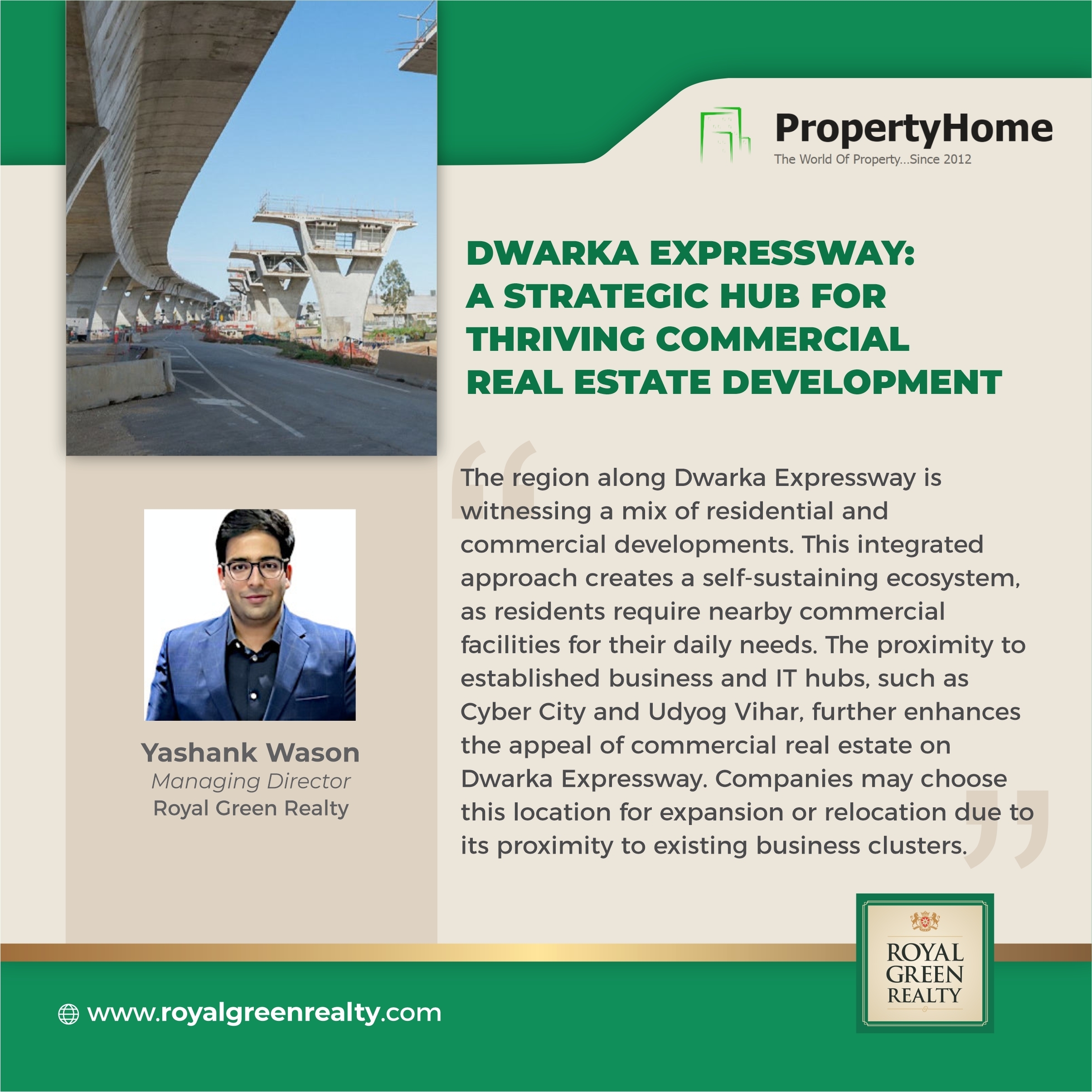 Dwarka Expressway: A Strategic Hub For Thriving Commercial Real Estate Development