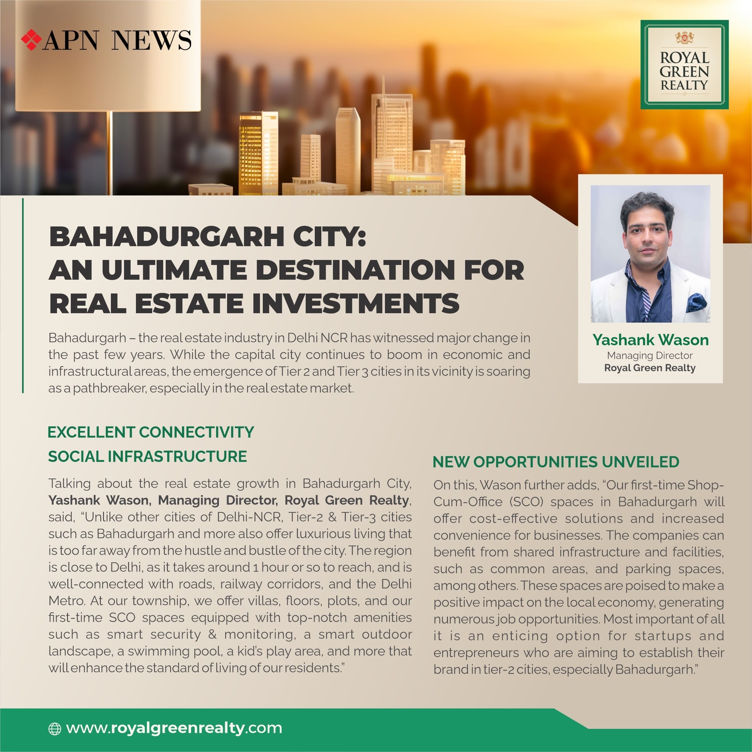 Bahadurgarh: A hidden gem for real estate investors.